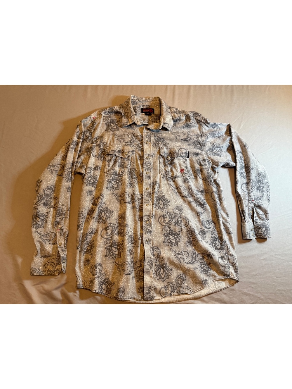 Men’s Ariat FR Button Down Shirt XXLT
